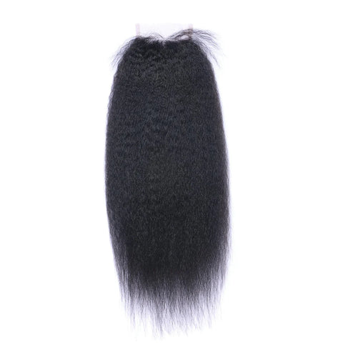 Maganda Rain Kinky Straight 4x4 Transparent Lace Closure